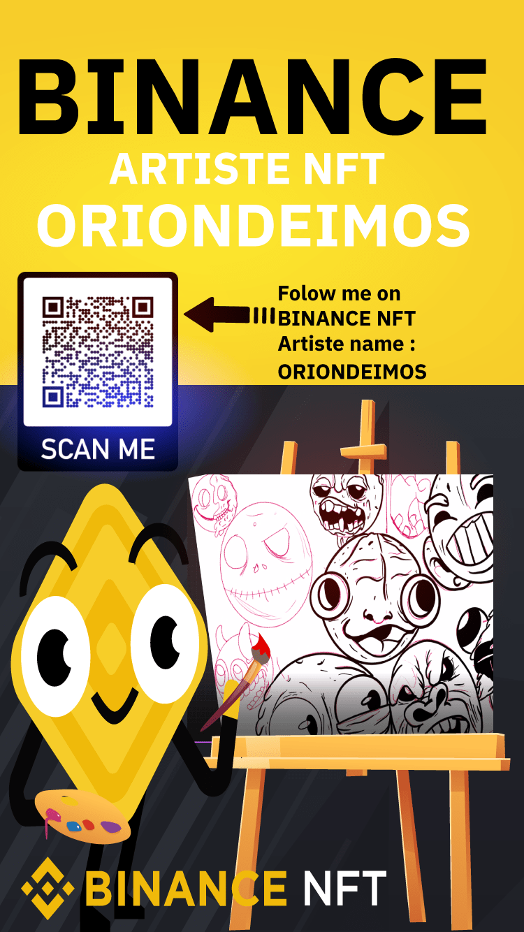 Created NFT : Bubble Monster part 3 | Binance Live