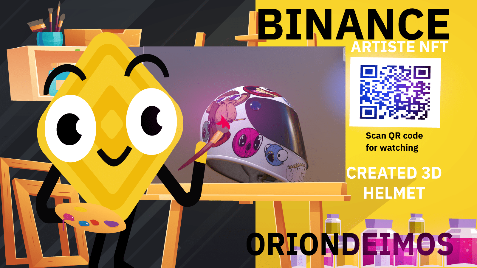 Created new NFT : 3D Helmet 