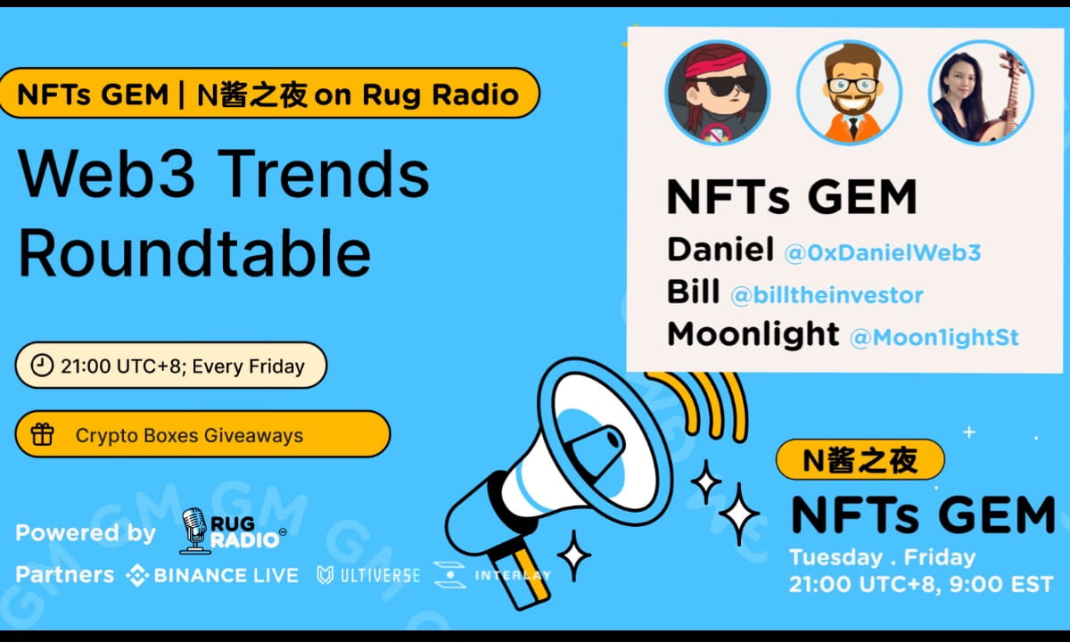 Ultiverse Live Show: NFTs Gem Roundtable on Rug Radio