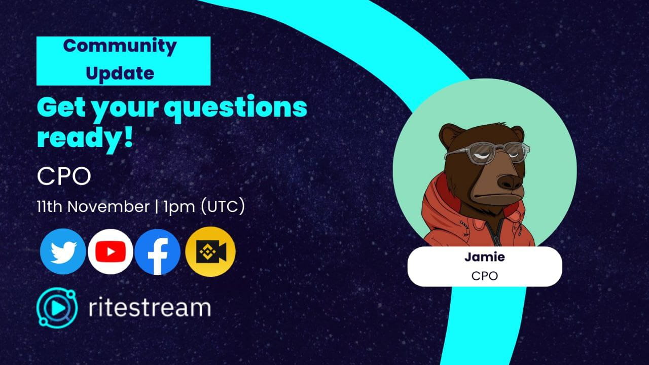 ritestream Community Update 11th November with Jamie