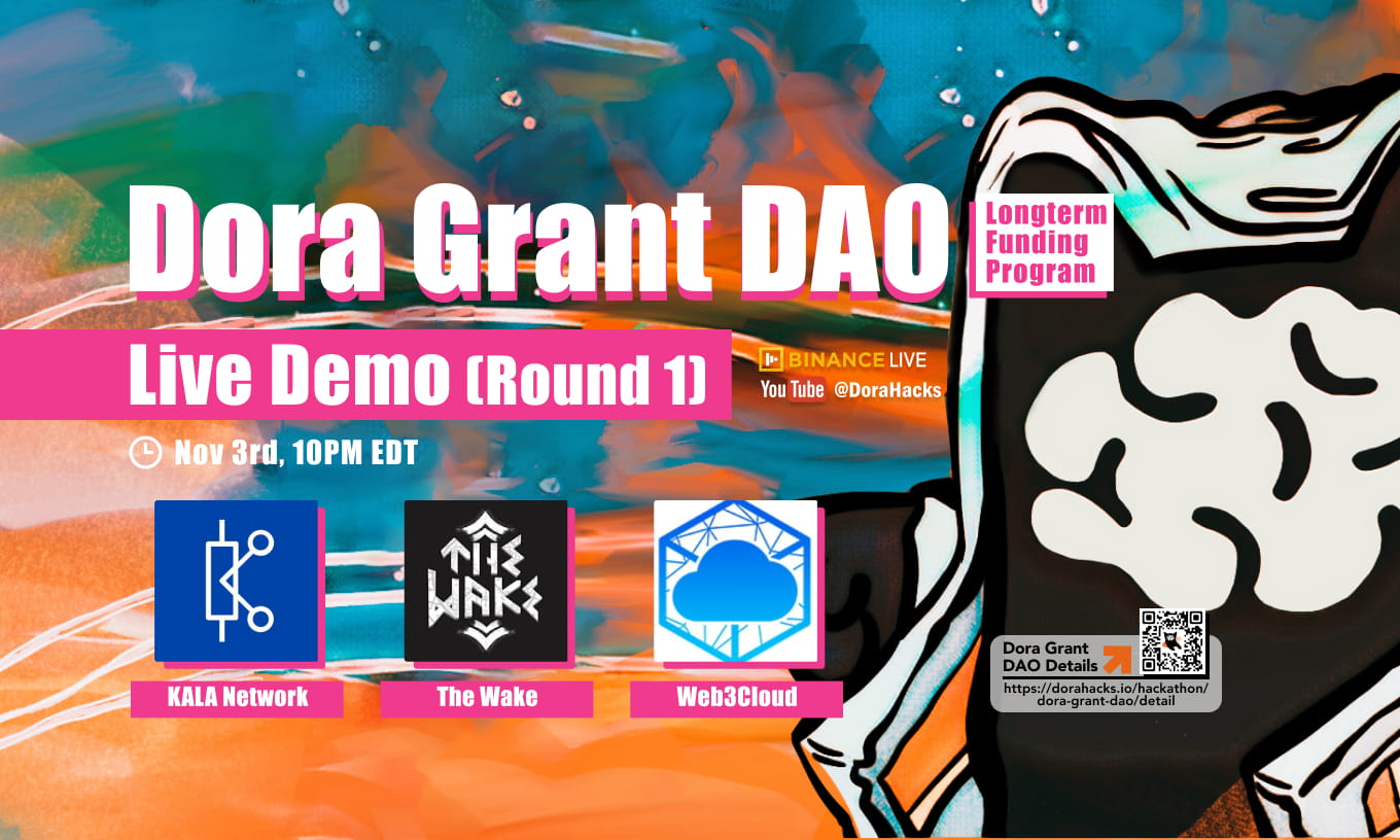 Dora Grant DAO Community Voting Round 1 Grant Applicants Demo 05