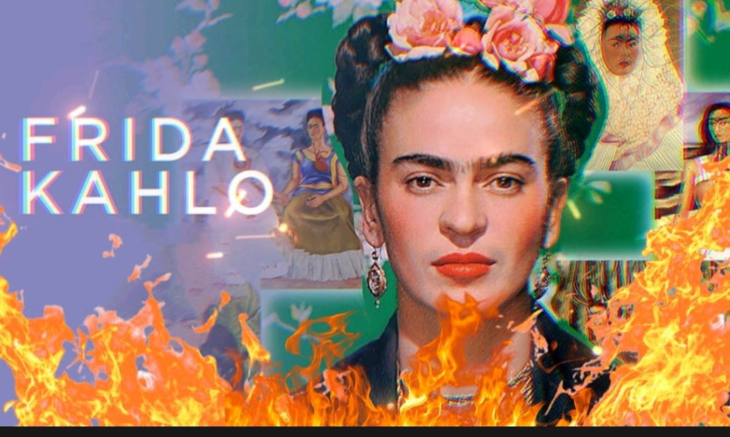 Frida was burned