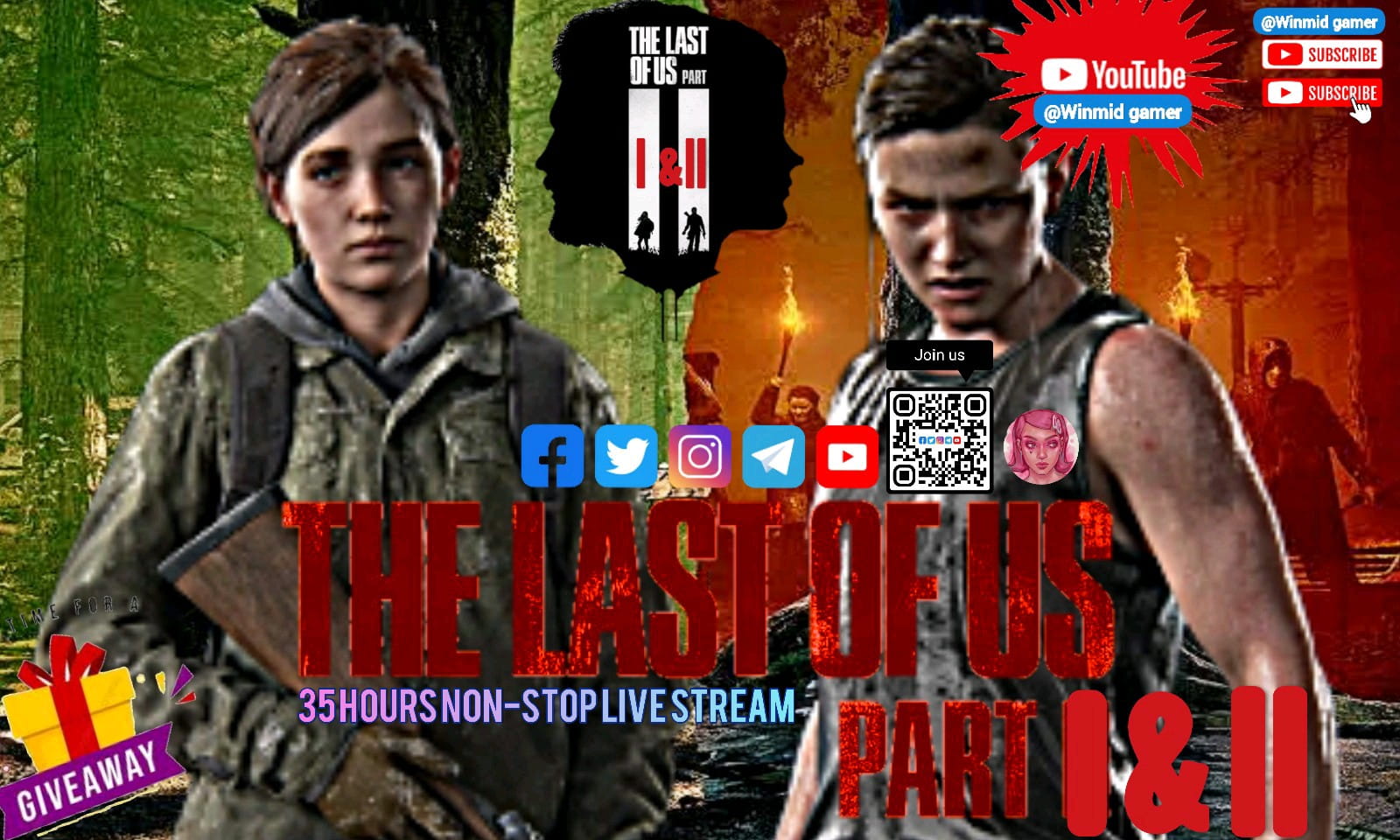 $100 Rewards To Lucky Viewer||The Last Of Us1&2||24 Hours Non-Stop.