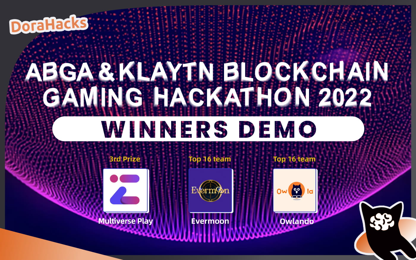 ABGA & KLAYTN Blockchain Gaming Hackathon Winners & Runner-ups demo 04