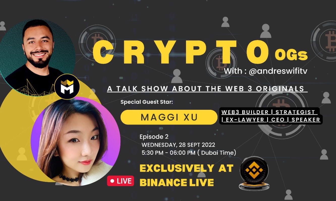 CRYPTO OGs, second episode with :::::: Maggi Xu!