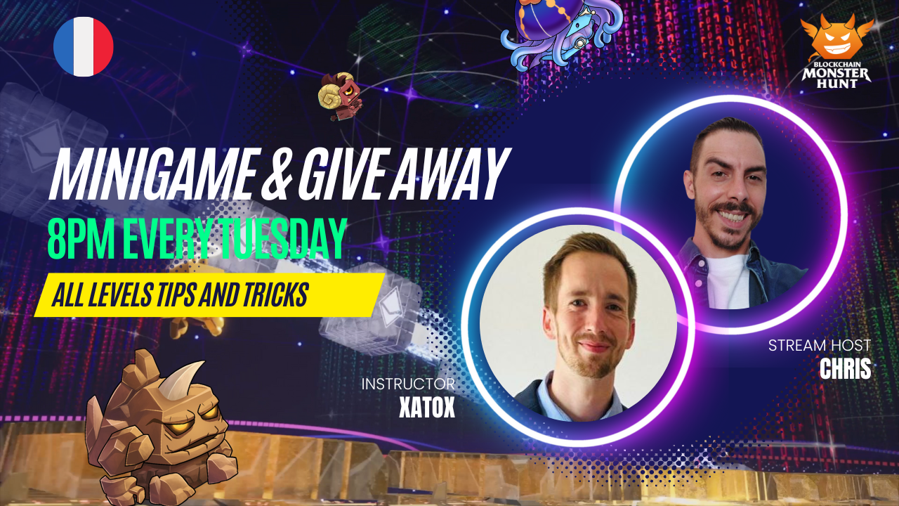 Join our Game Play Instruction in French and Win a Monster NFT