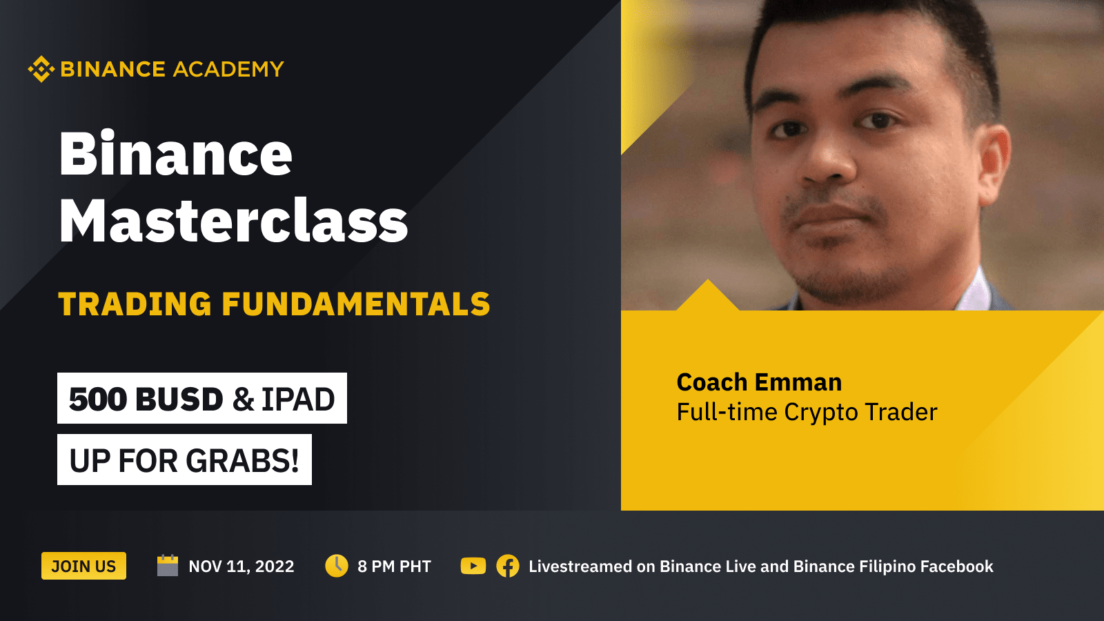 Binance Masterclass - Trading 101