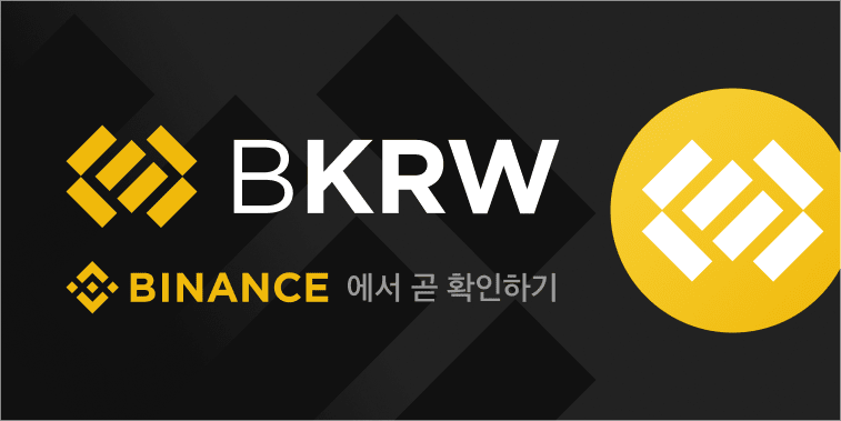 바이낸스, 원화 기반 스테이블코인(BKRW) 발행