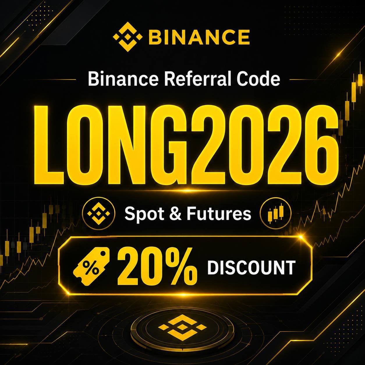 Binance Referral Code LONG2026: Get 20% Off Spot and Futures Fees